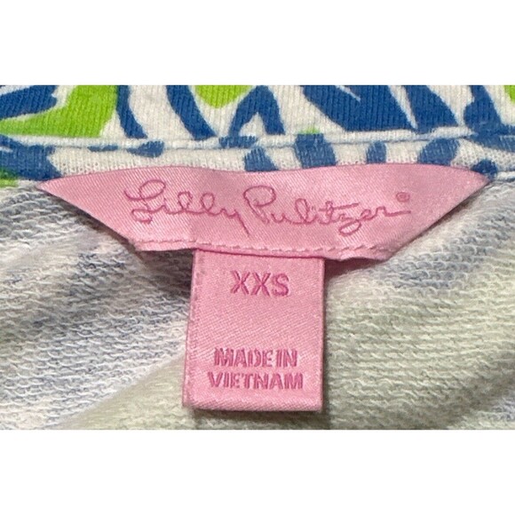 Lilly Pulitzer Legna Front Gold Zip Limeade Size XXS - Picture 4 of 5